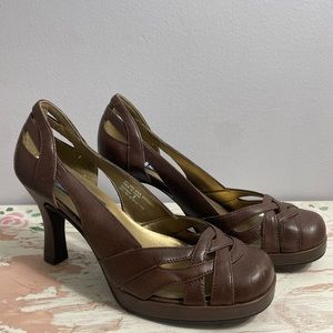 L.E.I vintage Brown Heels 8W